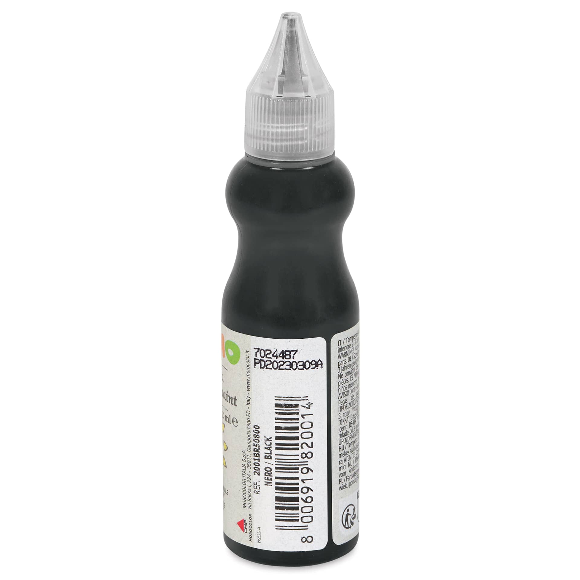 Primo Tempera Paint - Black, 50 ml back