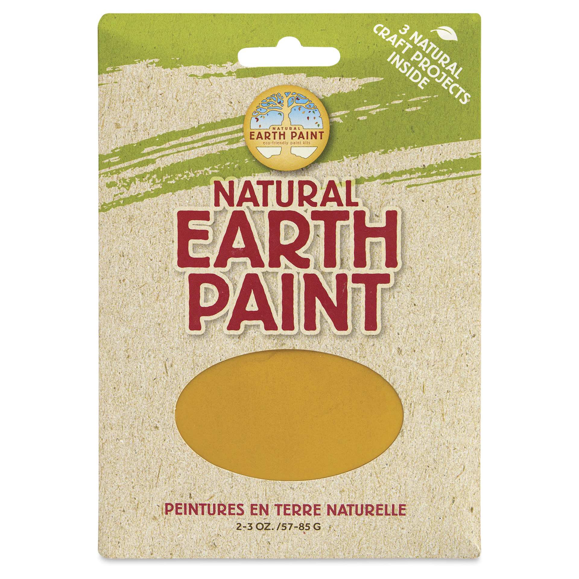 Natural Earth Paint Tempera Paint Powder - Yellow (Yellow Ochre), 3 oz