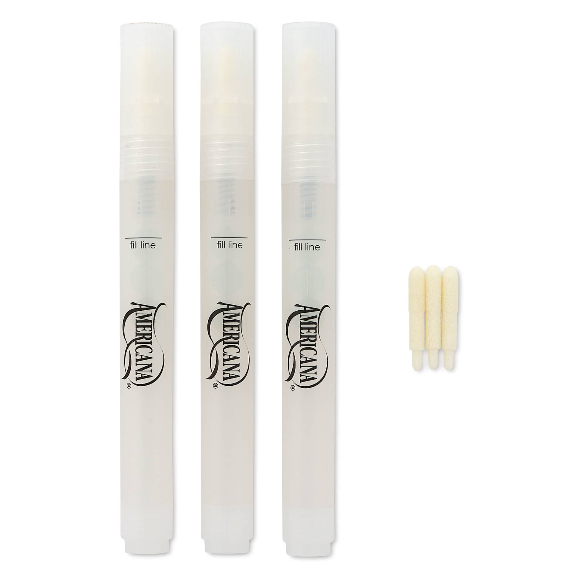 DecoArt Americana Additions Marker Maker Fillable Marker Set contents