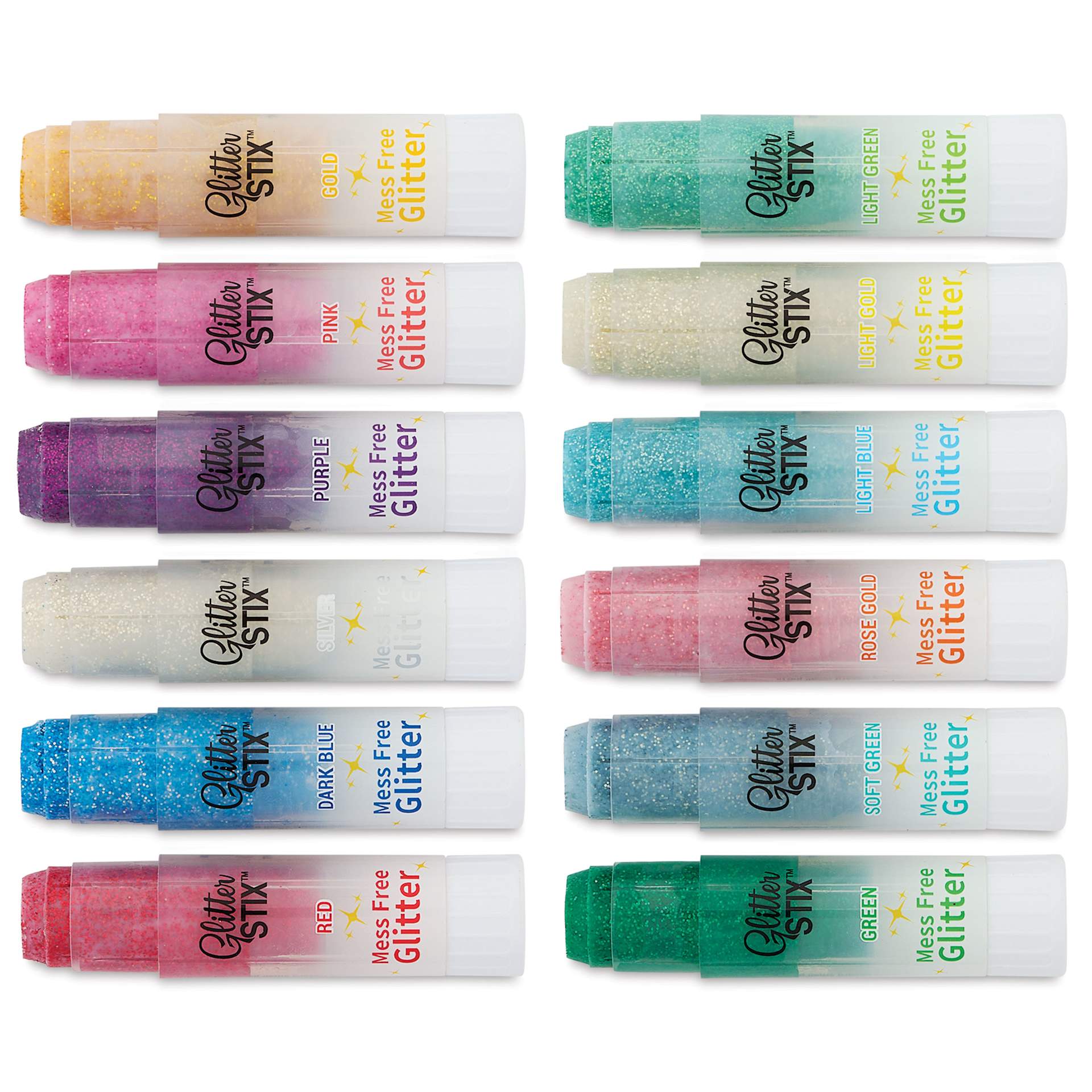 Kwik Stix Glitter Stix - Set of 12, without caps