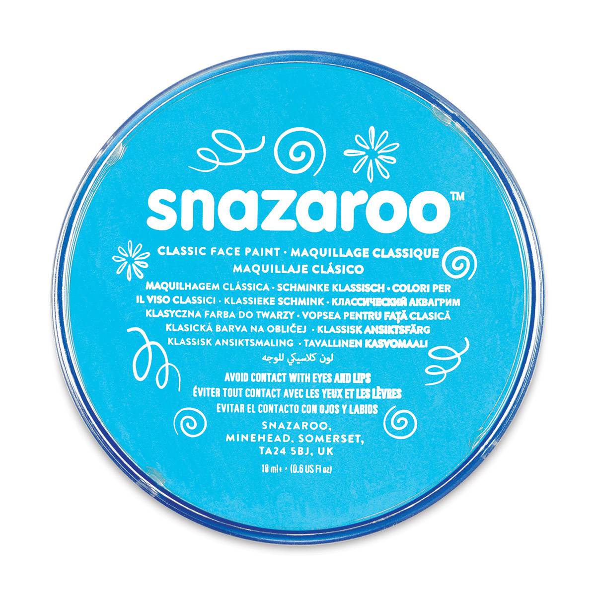 Snazaroo Face Paints Sky Blue - 18ml