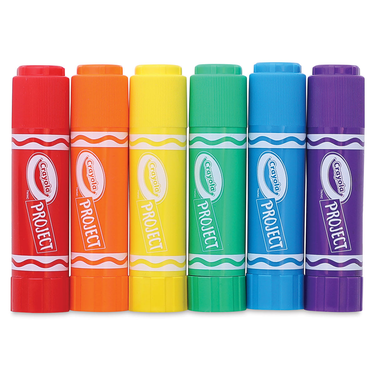 Crayola Quick Dry Paint Sticks - Set of 6, caps on Crayola Quick Dry Paint Sticks - Set of 6, caps on