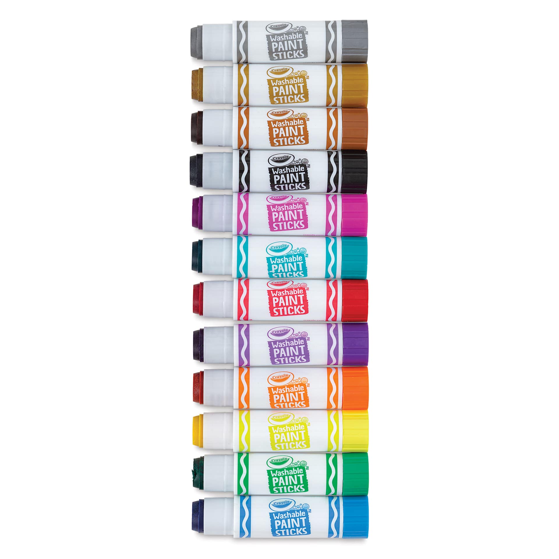 Crayola Washable Paint Sticks - Set of 12, Assorted Colors Crayola Washable Paint Sticks - Set of 12, Assorted Colors