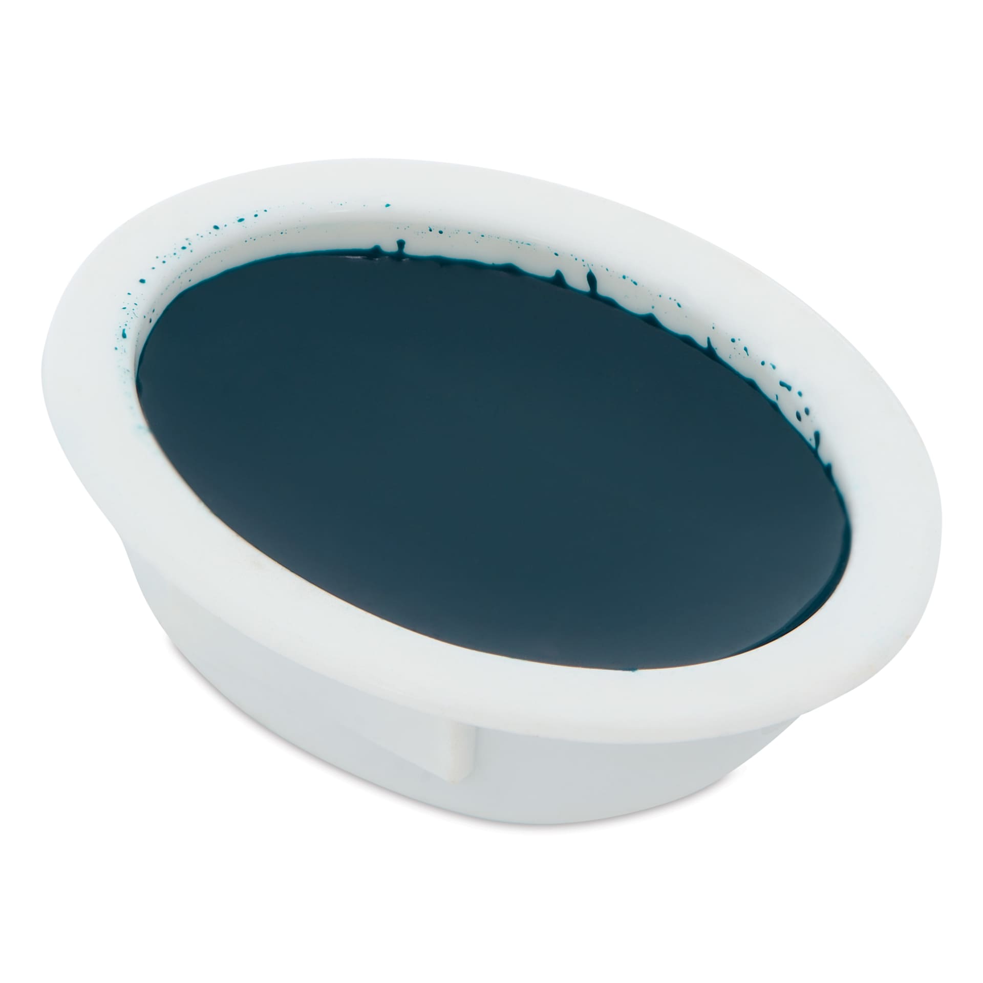 Close up of Prang Watercolor Refill Blue-Green