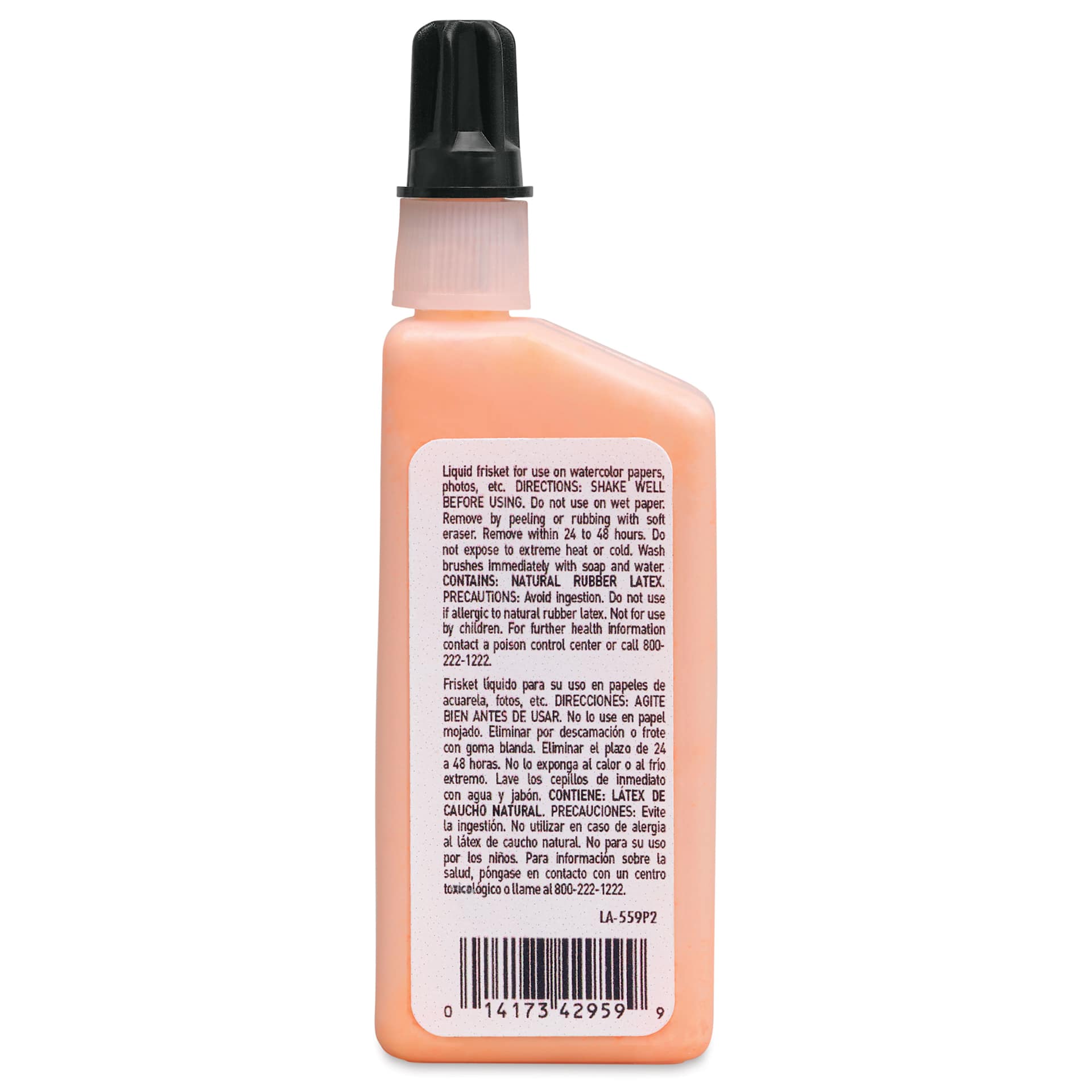 Grumbacher Miskit Friskit - 0.75 oz bottle, back