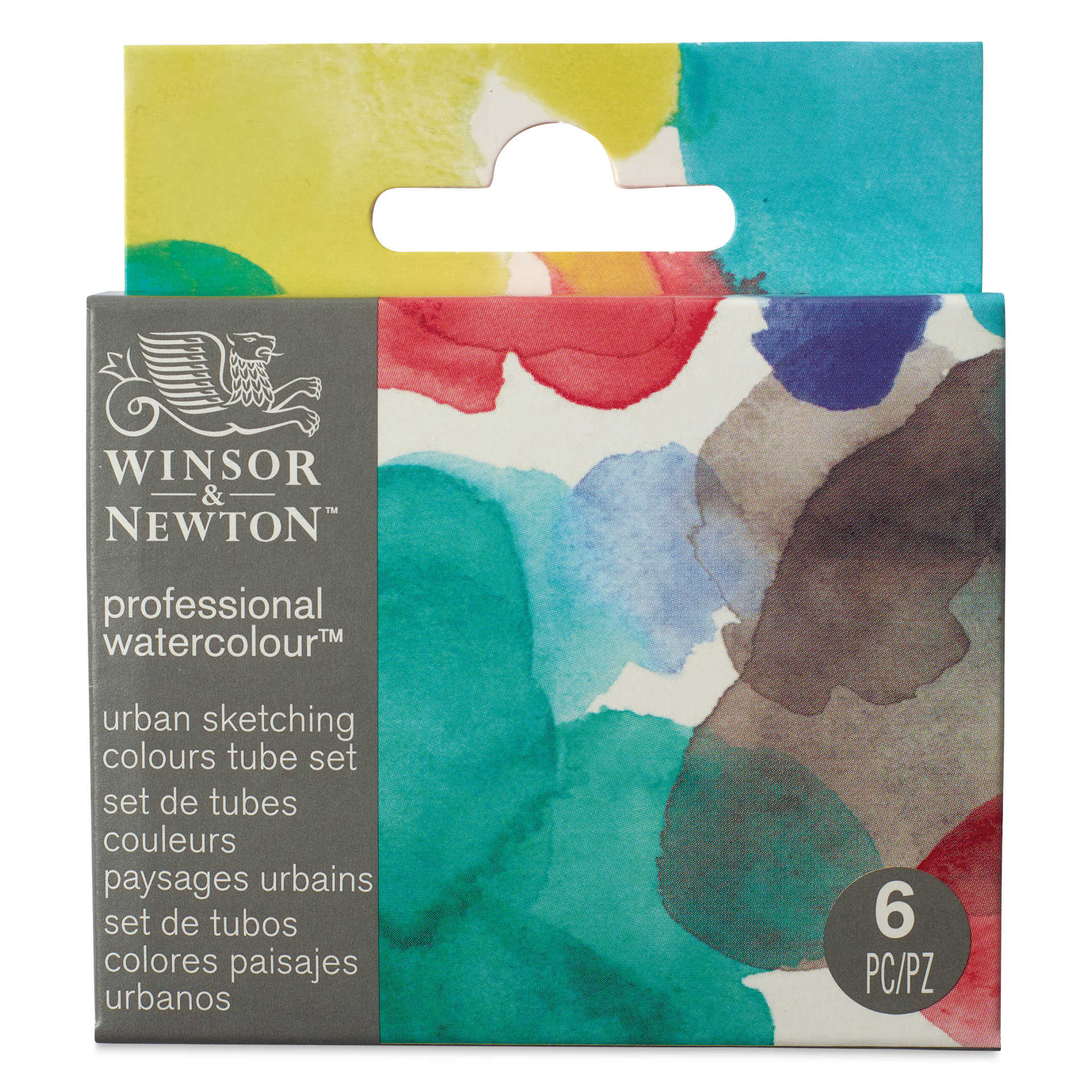 Winsor & Newton Professional Watercolor -  Set of 6, Urban Sketching Colors, 5 ml