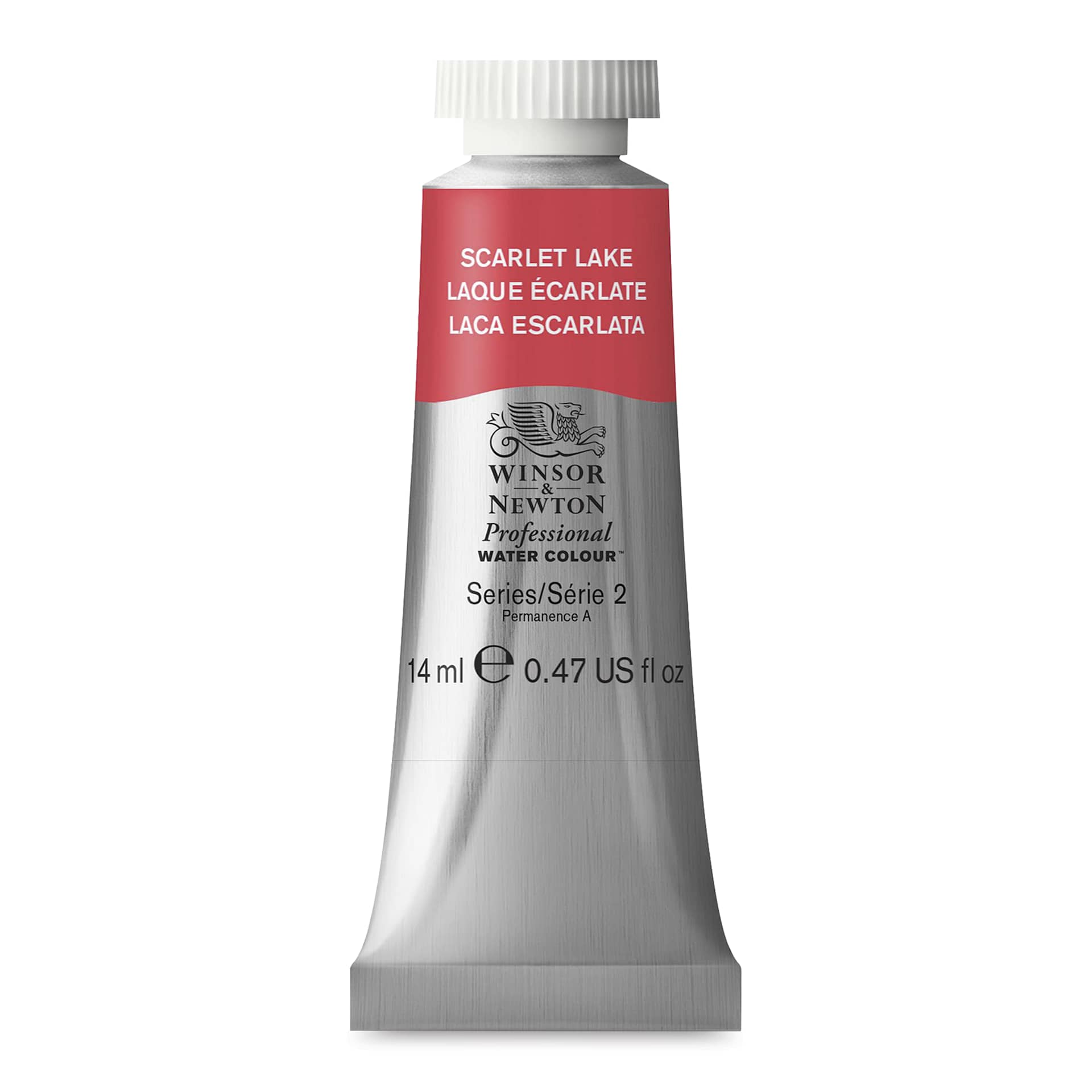 Winsor & Newton Professional Watercolor - Scarlet Lake, 14 ml tube