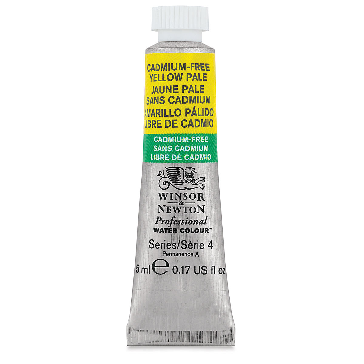 Winsor & Newton Professional Watercolor - Cadmium-Free Yellow Pale, 5 ml tube