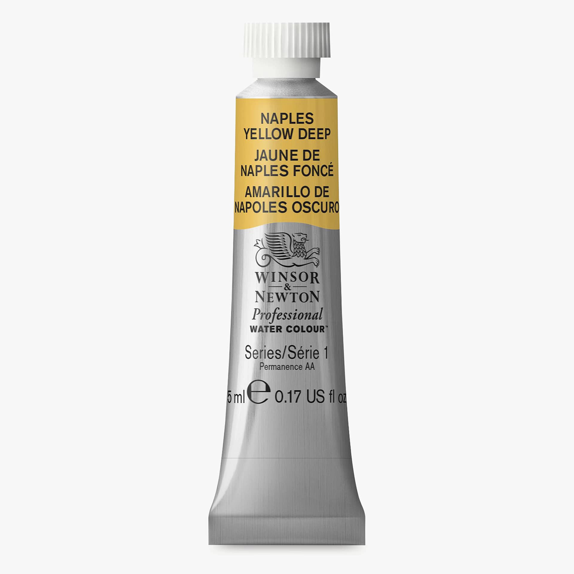 Winsor & Newton Professional Watercolor - Naples Yellow Deep, 5 ml tube