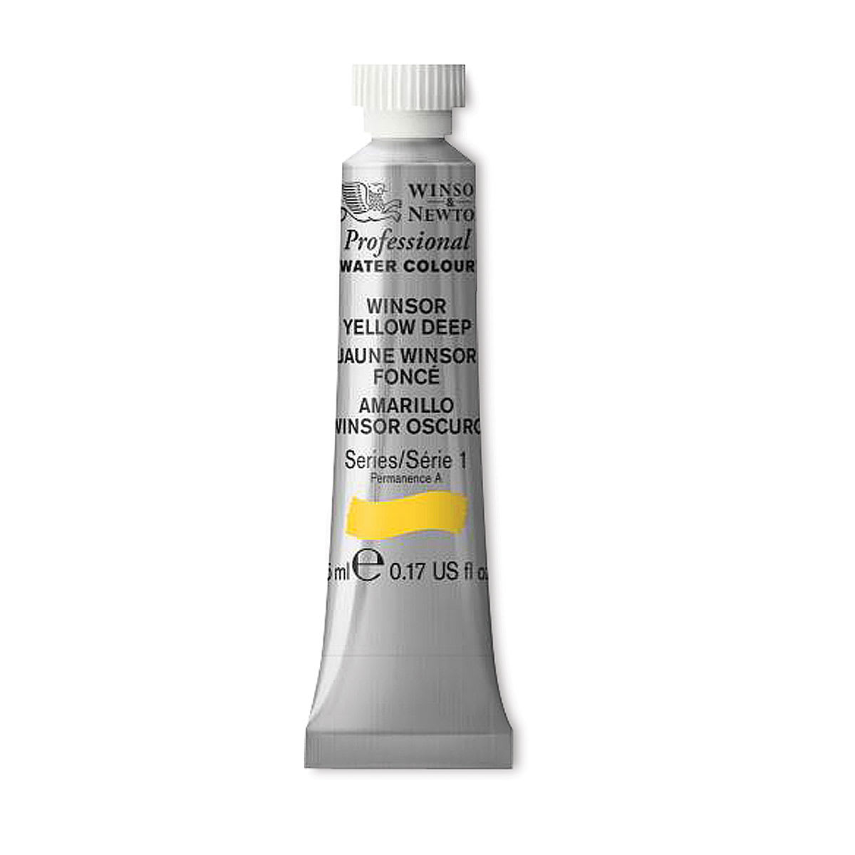 Winsor & Newton Professional Watercolor - Winsor Yellow Deep, 5 ml Tube
