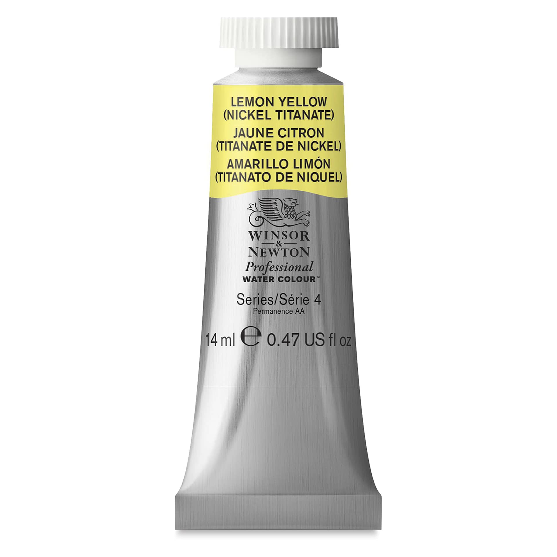 Winsor & Newton Professional Watercolor - Lemon Yellow (Nickel Titanate), 14 ml Tube