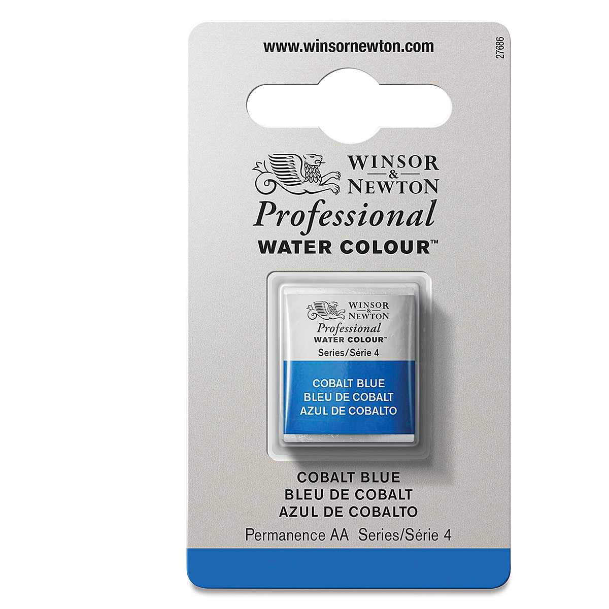 Winsor & Newton Professional Watercolor - Cobalt Blue, Half Pan
