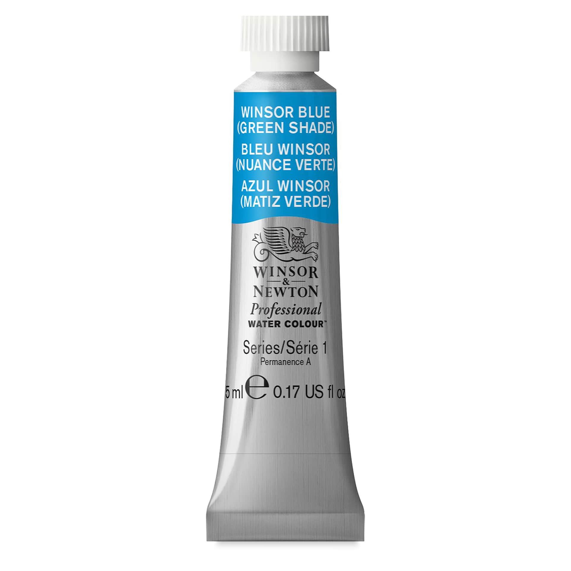 Winsor & Newton Professional Watercolor - Winsor Blue (Green Shade), 5 ml Tube Winsor & Newton Professional Watercolor - Winsor Blue (Green Shade), 5 ml Tube