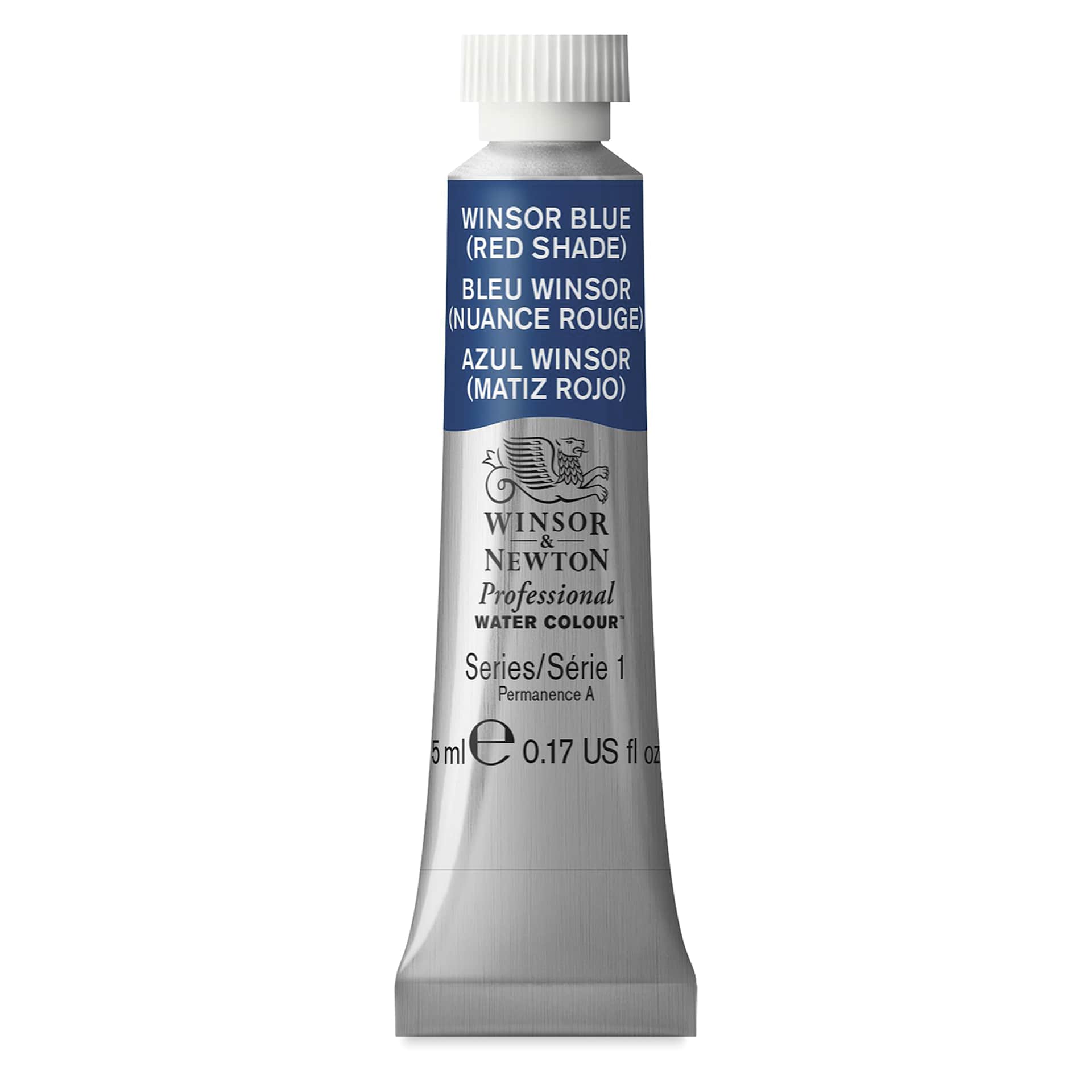 Winsor & Newton Professional Watercolor - Winsor Blue (Red Shade), 5 ml Tube