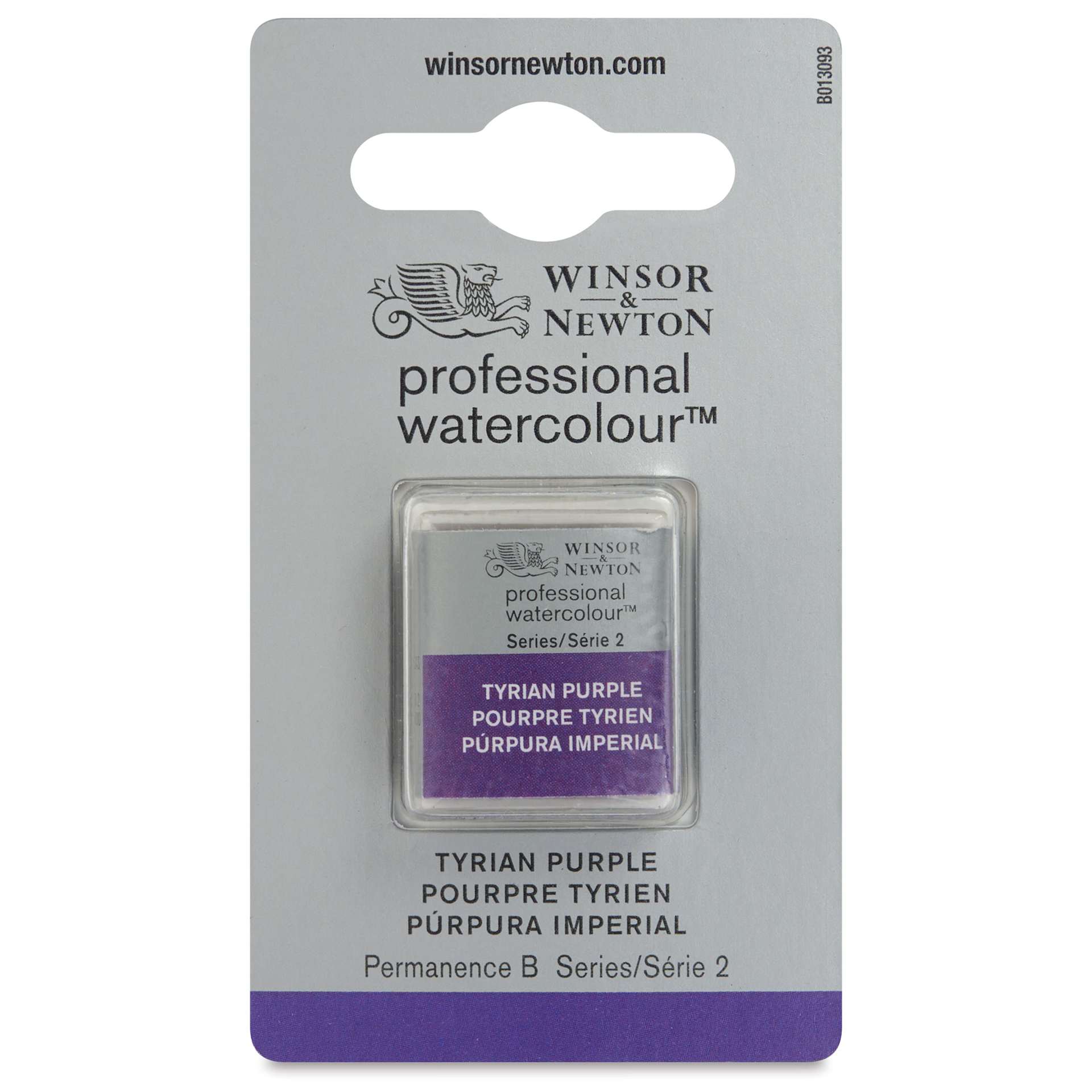 Winsor & Newton Professional Watercolor - Tyrian Purple, Half Pan