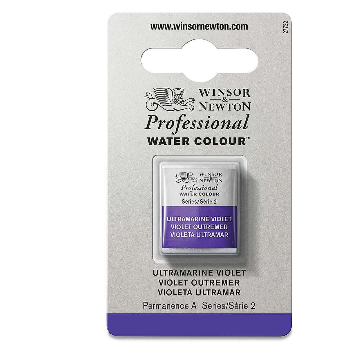 Winsor & Newton Professional Watercolor - Ultramarine Violet, Half Pan