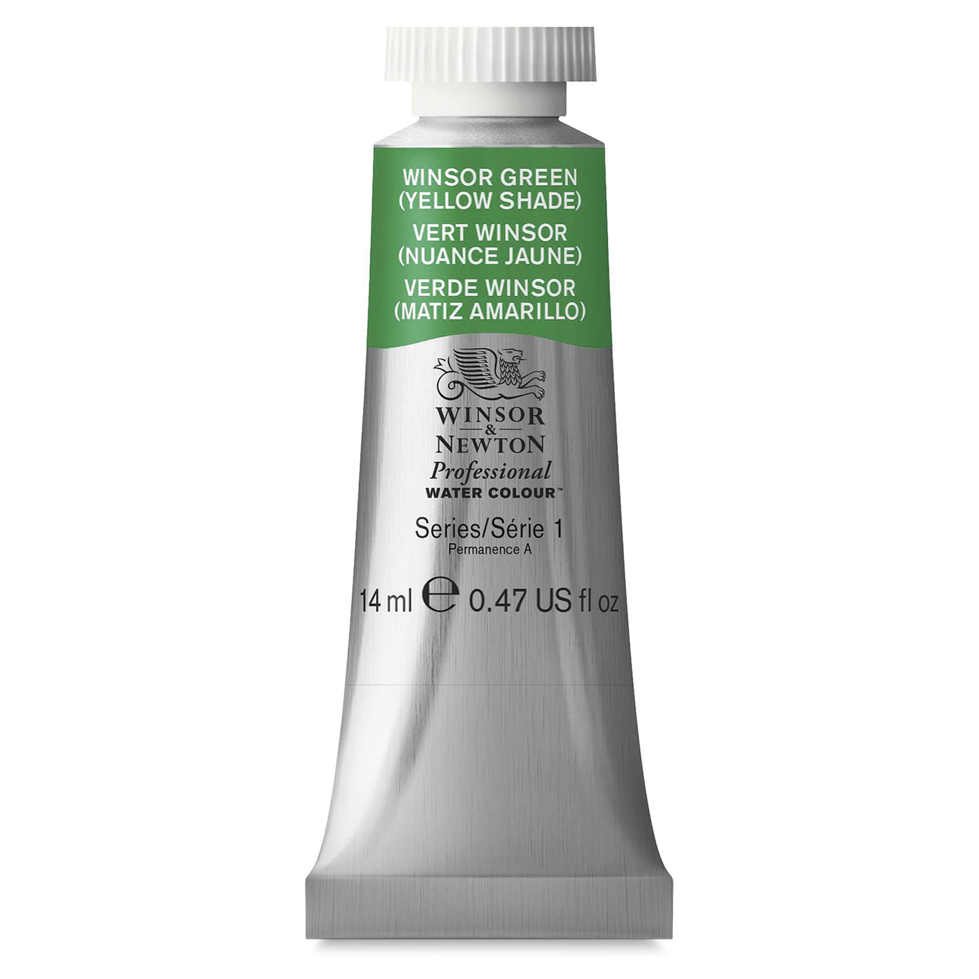 Winsor & Newton Professional Watercolor - Winsor Green (Yellow Shade), 14 ml tube Winsor & Newton Professional Watercolor - Winsor Green (Yellow Shade), 14 ml tube