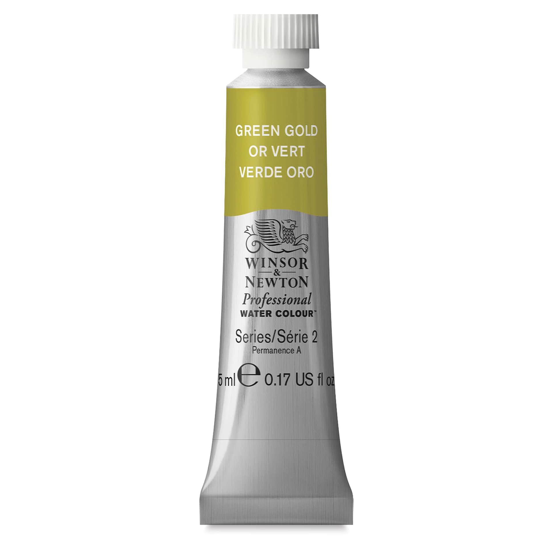 Winsor & Newton Professional Watercolor - Green Gold, 5 ml Tube