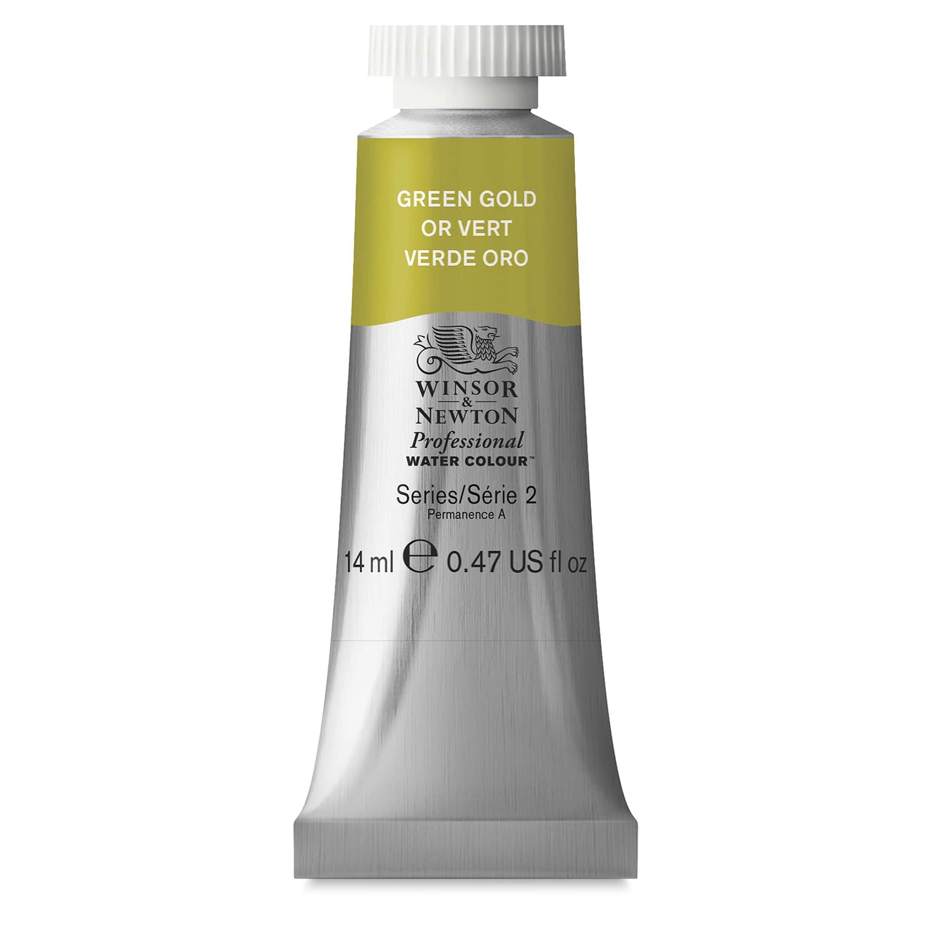 Winsor & Newton Professional Watercolor - Green Gold, 14 ml Tube Winsor & Newton Professional Watercolor - Green Gold, 14 ml Tube