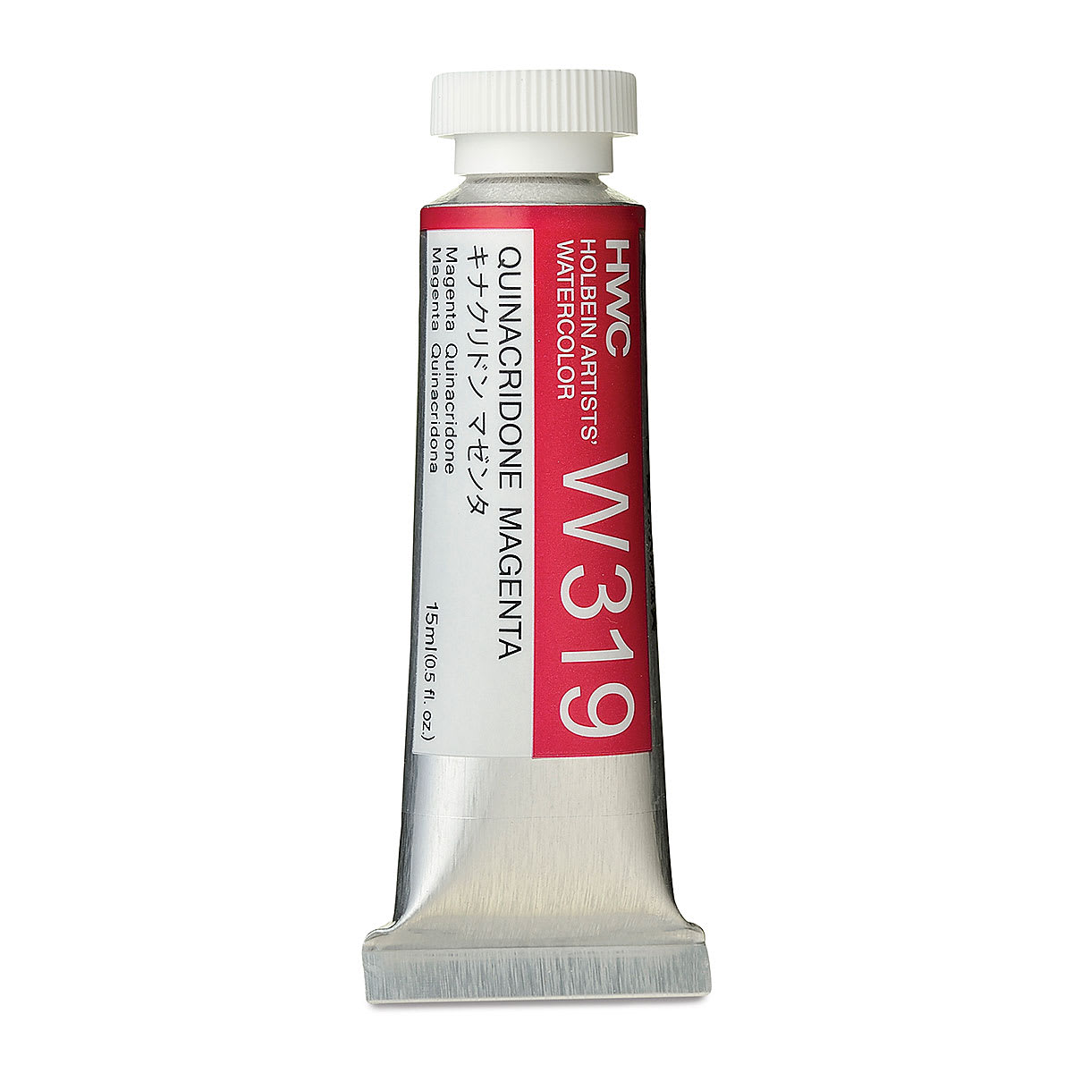 Holbein Artists' Watercolor - Quinacridone Magenta, 15 ml tube Holbein Artists' Watercolor - Quinacridone Magenta, 15 ml tube