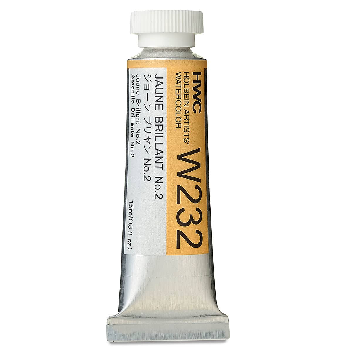 Holbein Artists' Watercolor - Jaune Brilliant 2, 15 ml tube