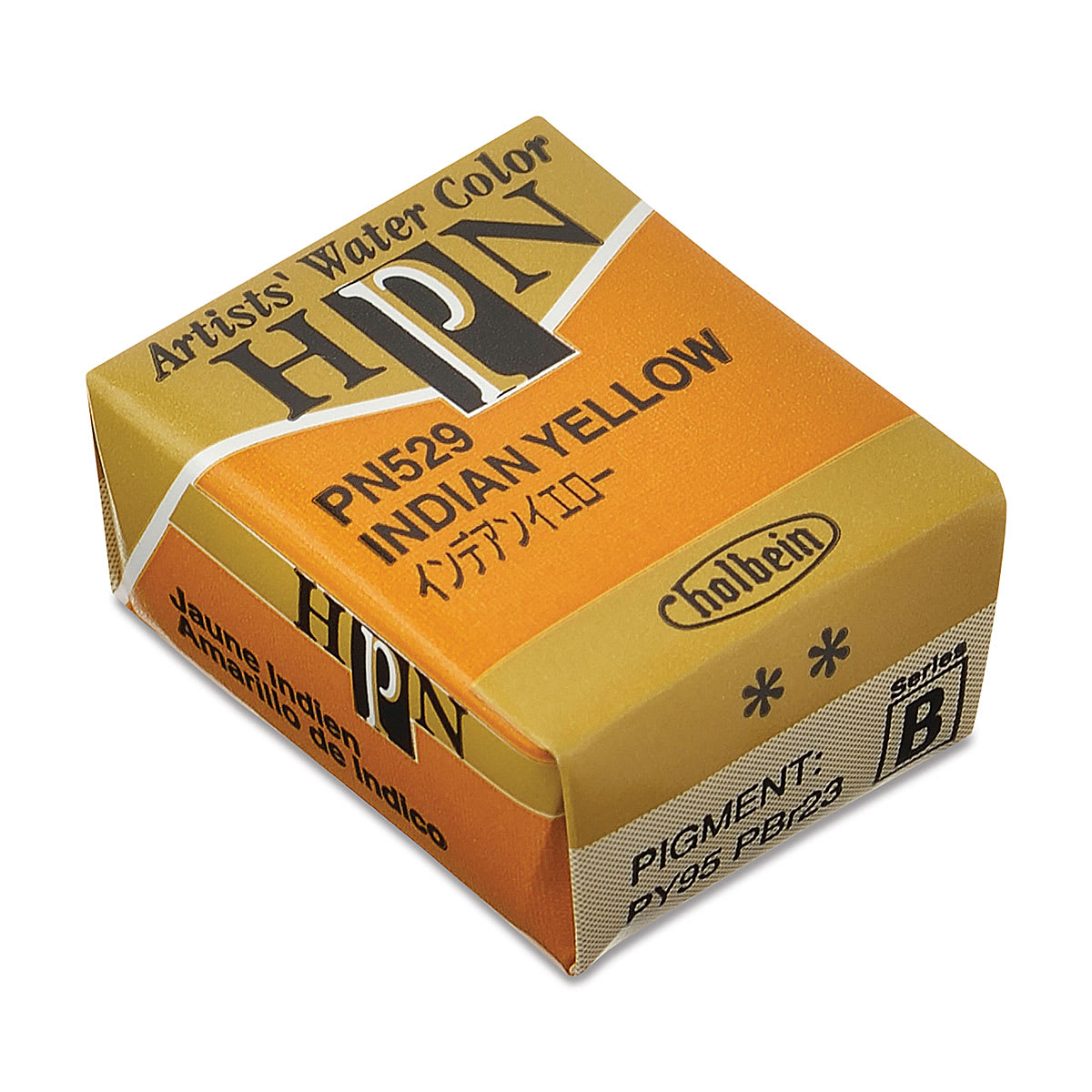Holbein Artists' Watercolor Half Pan - Indian Yellow