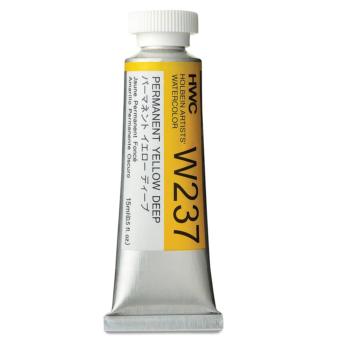 Holbein Artists' Watercolor - Permanent Yellow Deep, 15 ml tube