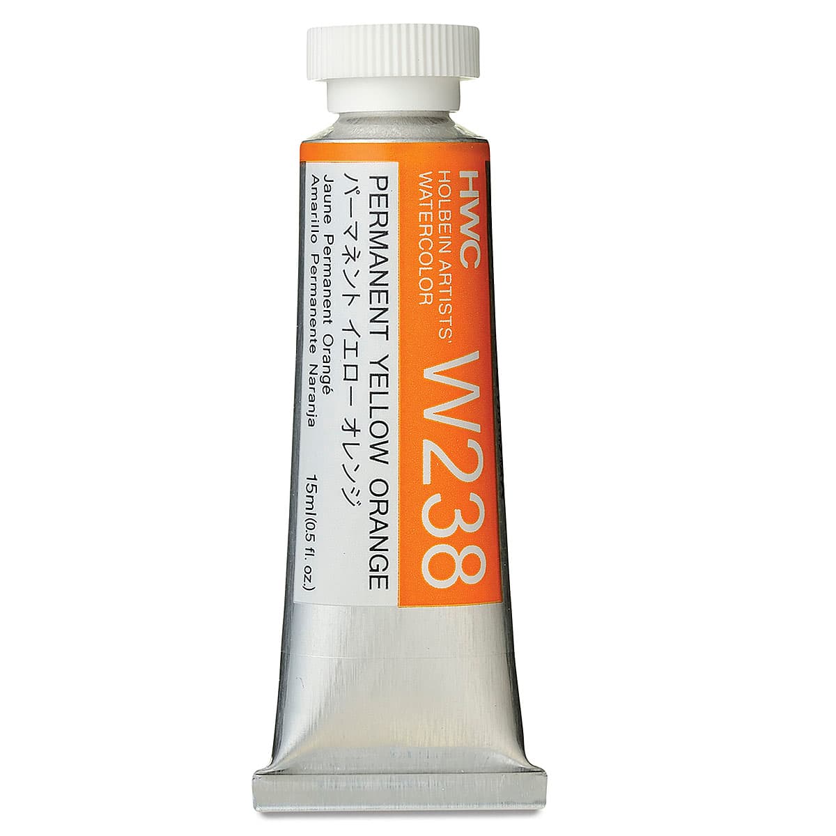 Holbein Artists' Watercolor - Permanent Yellow Orange, 15 ml tube