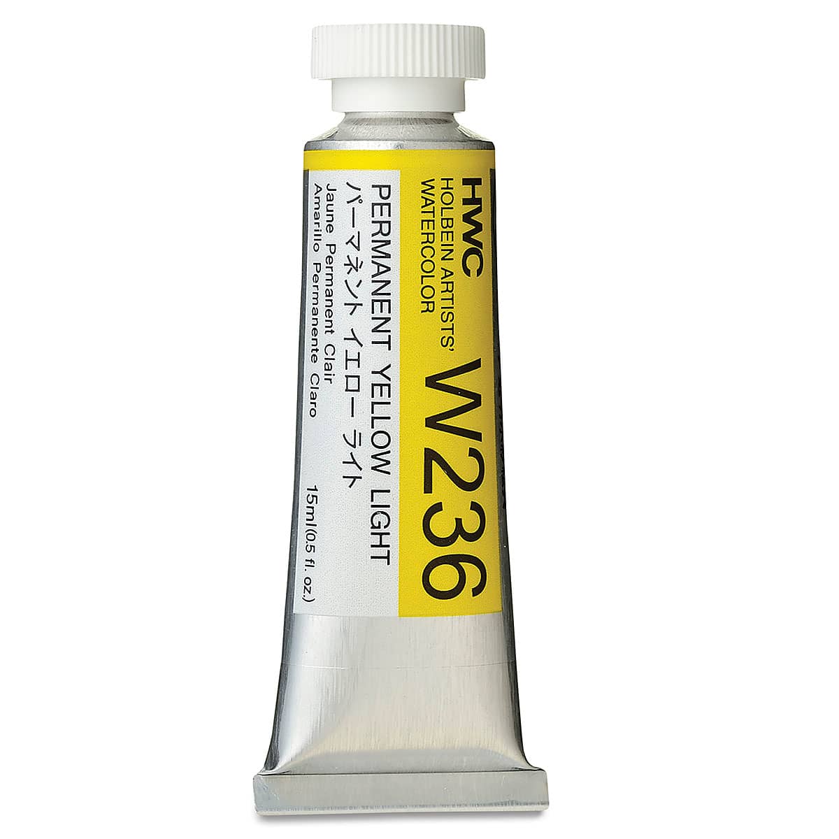 Holbein Artists' Watercolor - Permanent Yellow Light, 15 ml tube