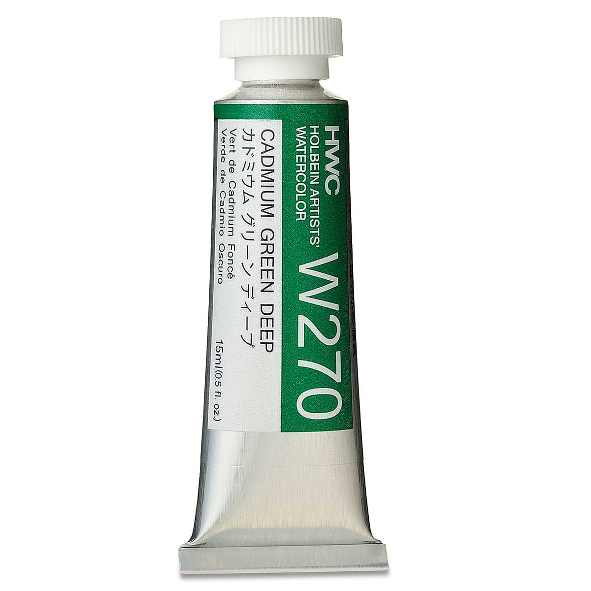 Holbein Artists' Watercolor - Cadmium Green Deep, 15 ml tube