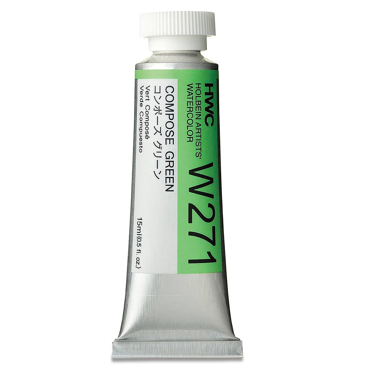 Holbein Artists' Watercolor - Compose Green 1, 15 ml tube Holbein Artists' Watercolor - Compose Green 1, 15 ml tube