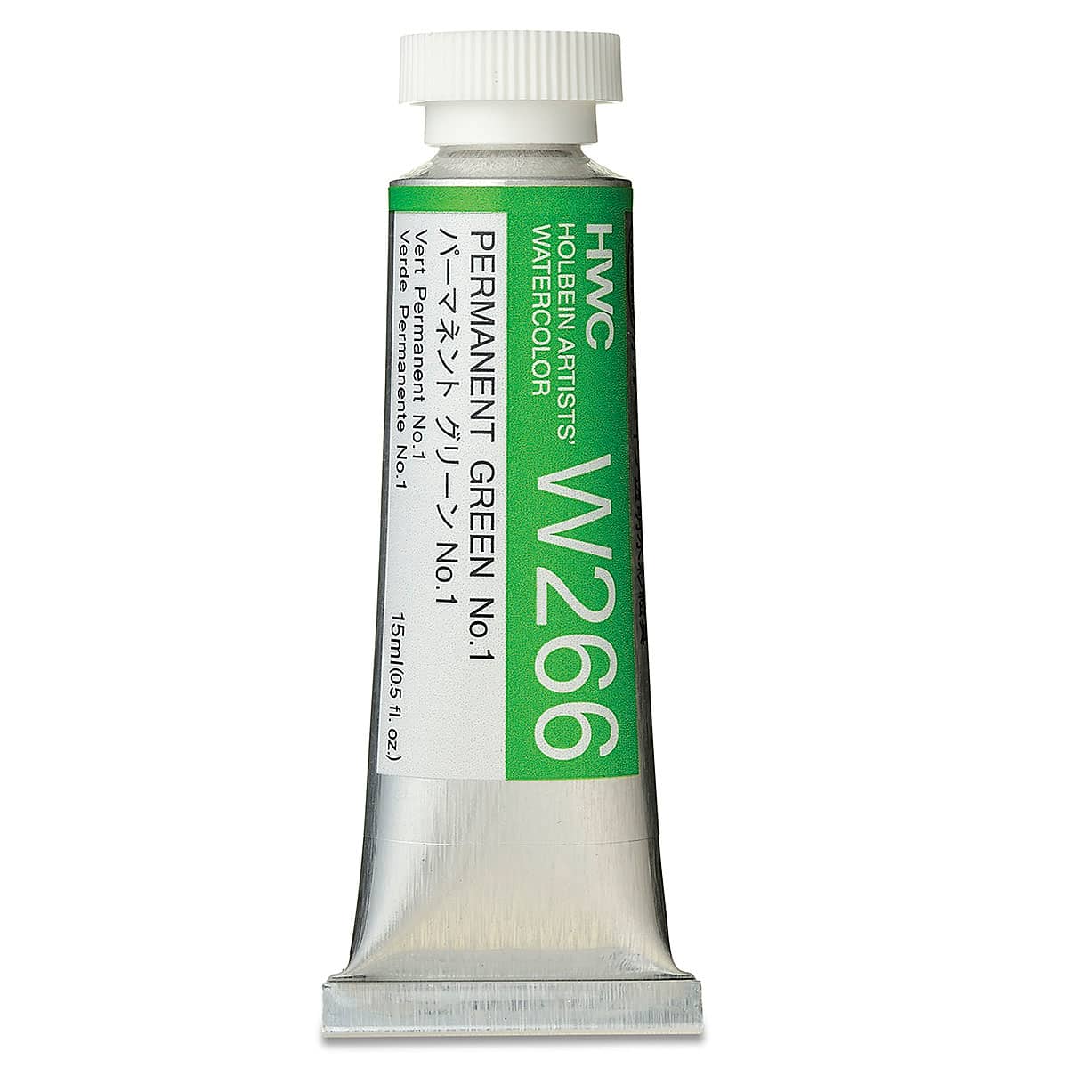 Holbein Artists' Watercolor - Permanent Green 1, 15 ml tube