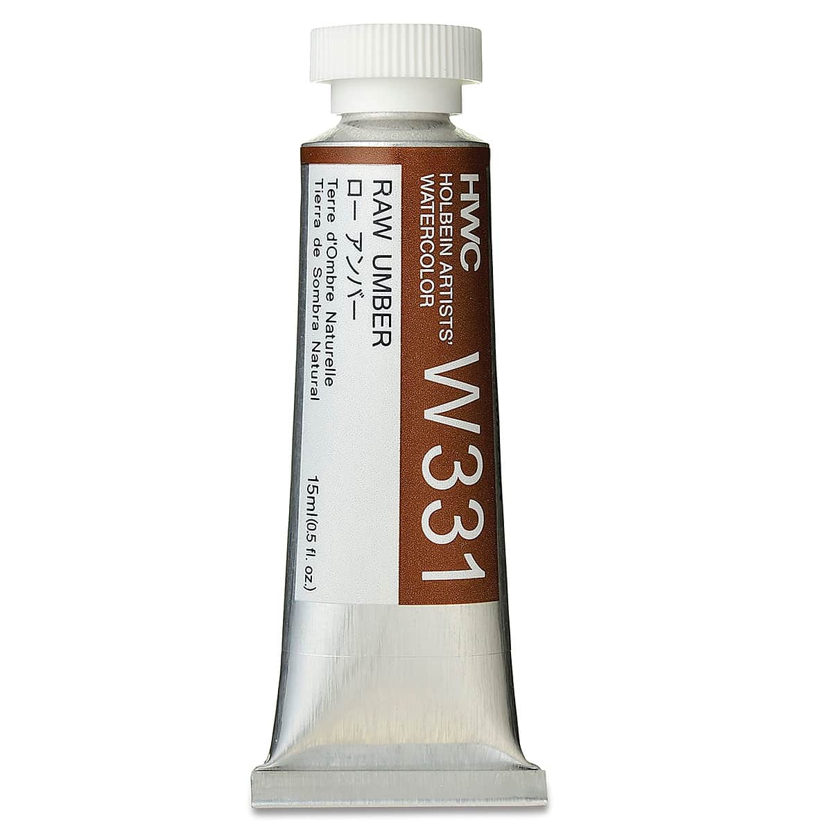 Holbein Artists' Watercolor - Raw Umber, 15 ml tube
