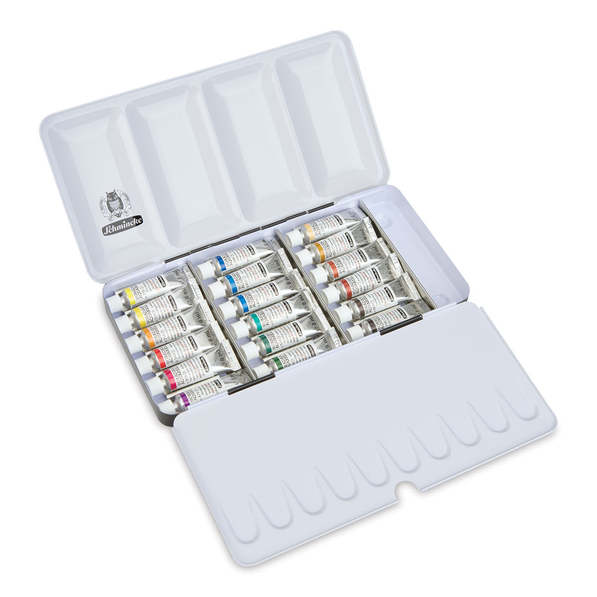 Schmincke Horadam Aquarell Artist Watercolor - Set of 18, Assorted Colors, 5 ml, Tubes