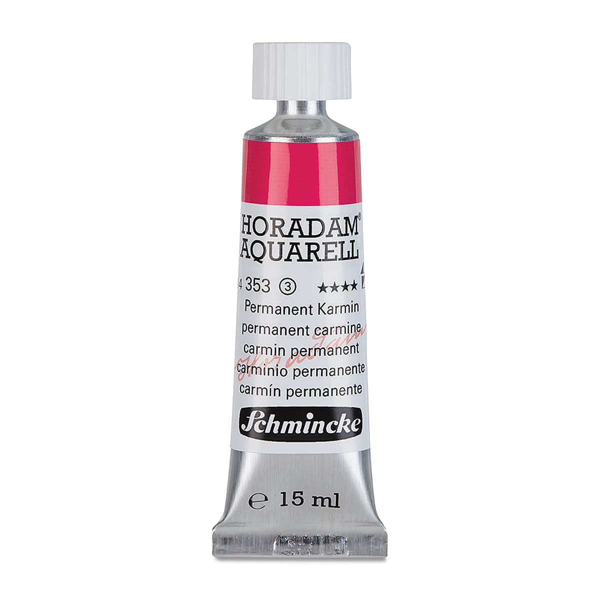 Schmincke Horadam Aquarell Watercolor - Permanent Carmine, 15 ml tube