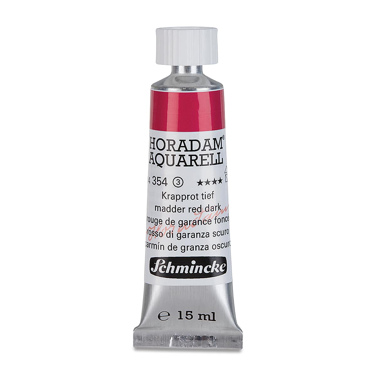 Schmincke Horadam Aquarell Artist Watercolor - Madder Red Dark, 15 ml tube Schmincke Horadam Aquarell Artist Watercolor - Madder Red Dark, 15 ml tube