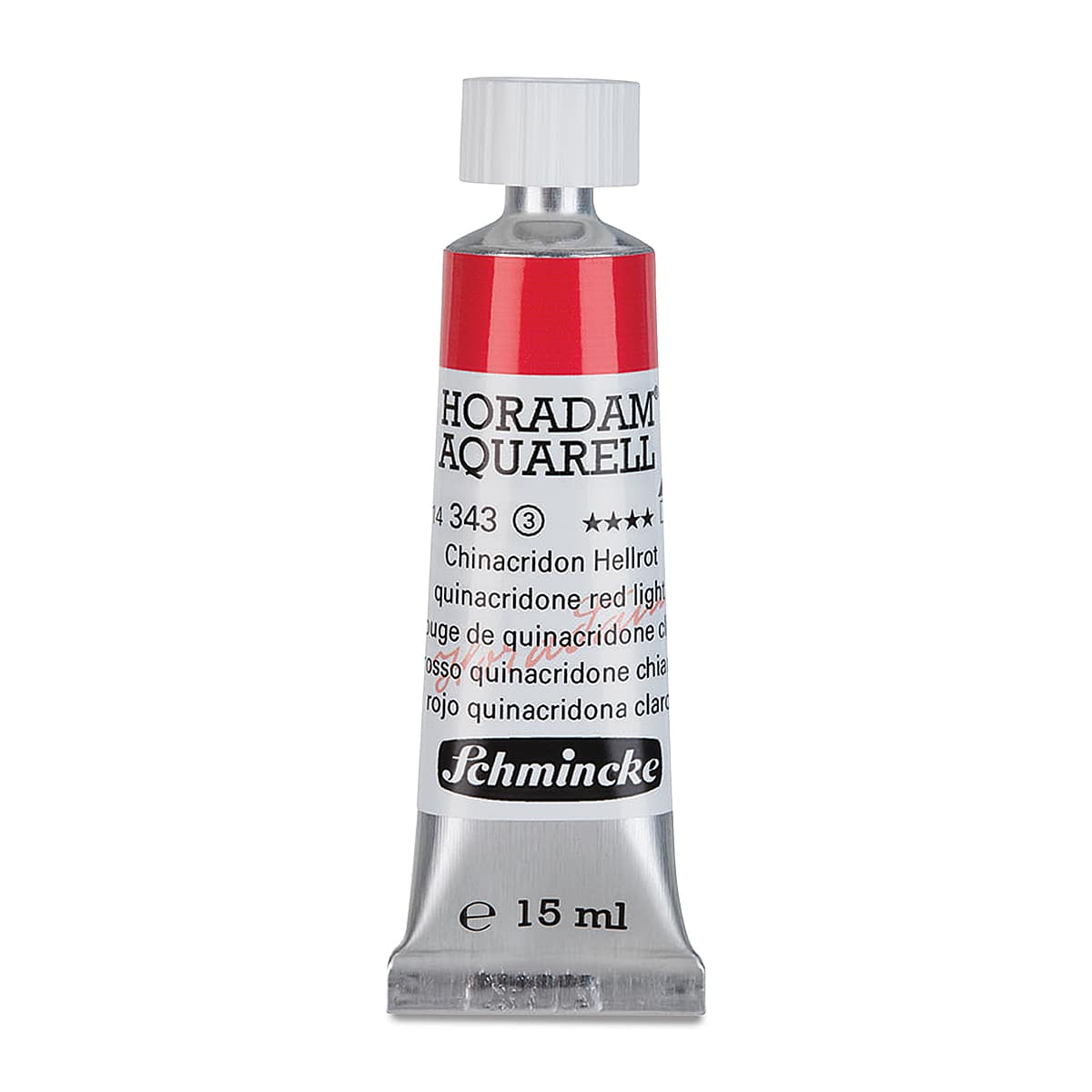 Schmincke Horadam Aquarell Watercolor - Quinacridone Red Light, 15 ml tube