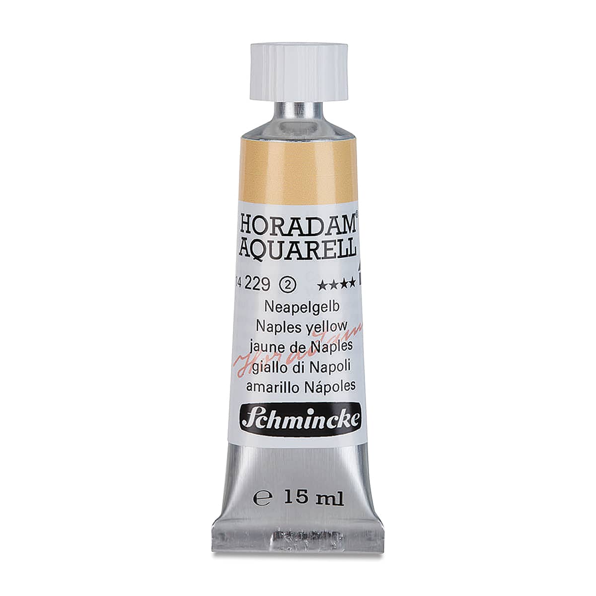 Schmincke Horadam Aquarell Artist Watercolor - Naples Yellow, 15 ml tube