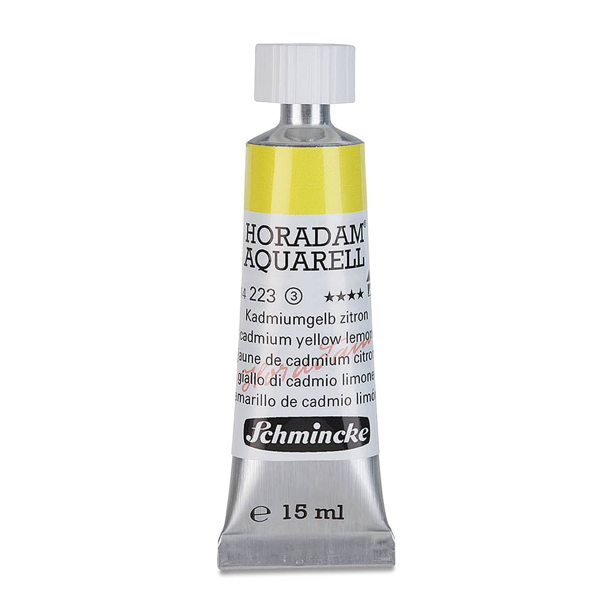 Schmincke Horadam Aquarell Artist Watercolor - Cadmium Yellow Lemon, 15 ml tube