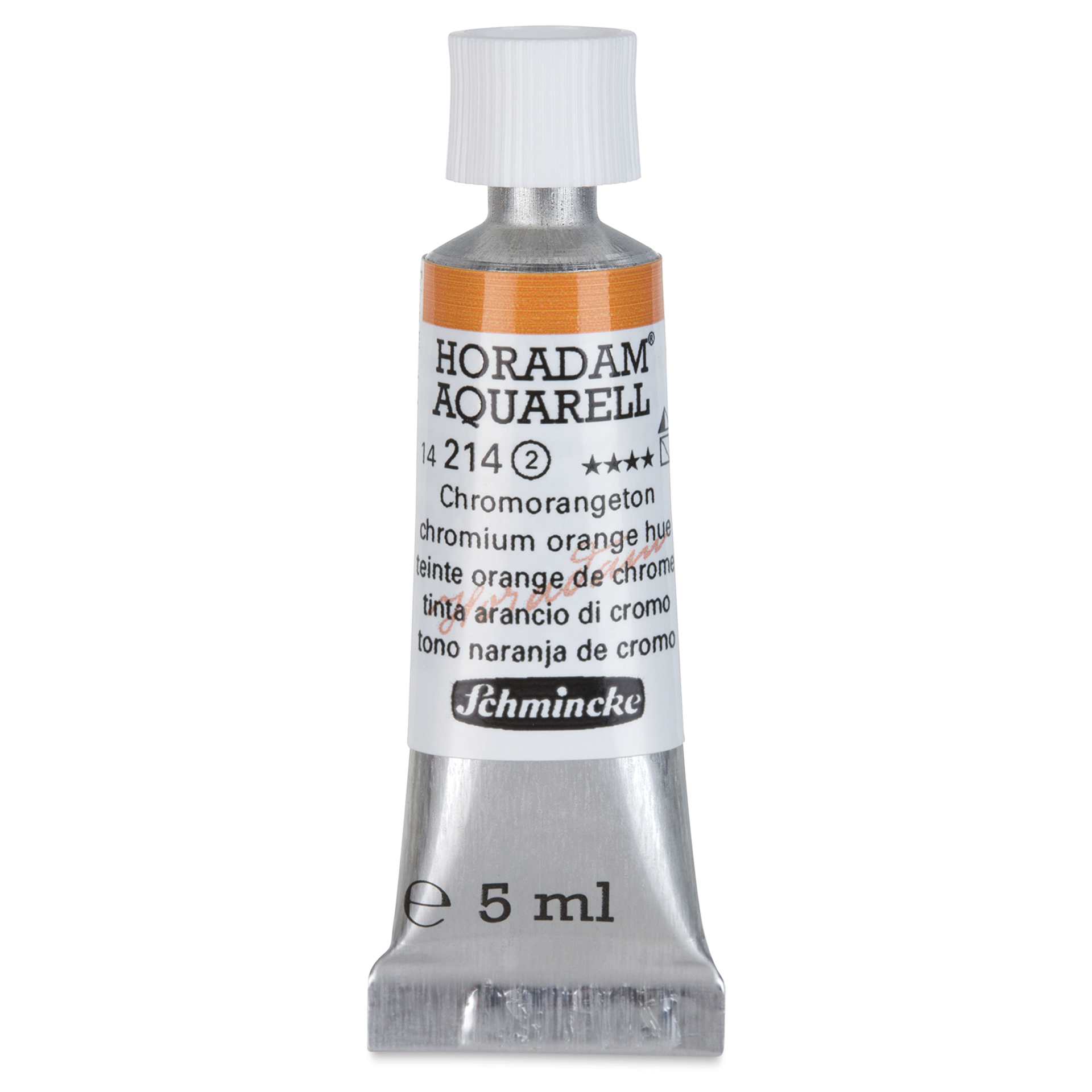 Schmincke Horadam Aquarell Artist Watercolor - Chromium Orange Hue, 5 ml tube