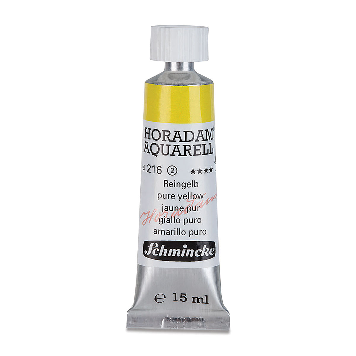 Schmincke Horadam Aquarell Artist Watercolor - Pure Yellow, 15 ml, Tube Schmincke Horadam Aquarell Artist Watercolor - Pure Yellow, 15 ml, Tube
