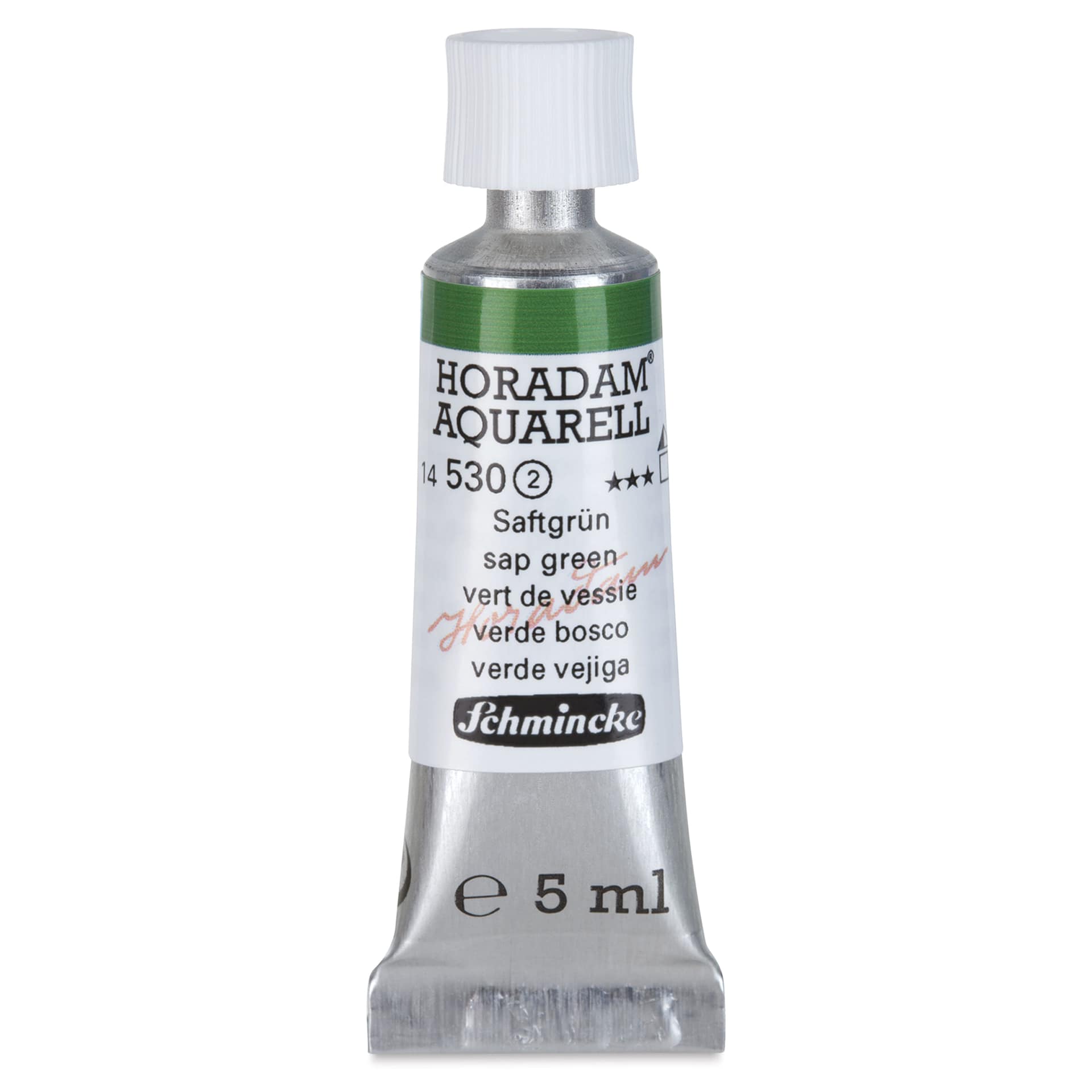 Schmincke Horadam Aquarell Artist Watercolor - Sap Green, 5 ml tube