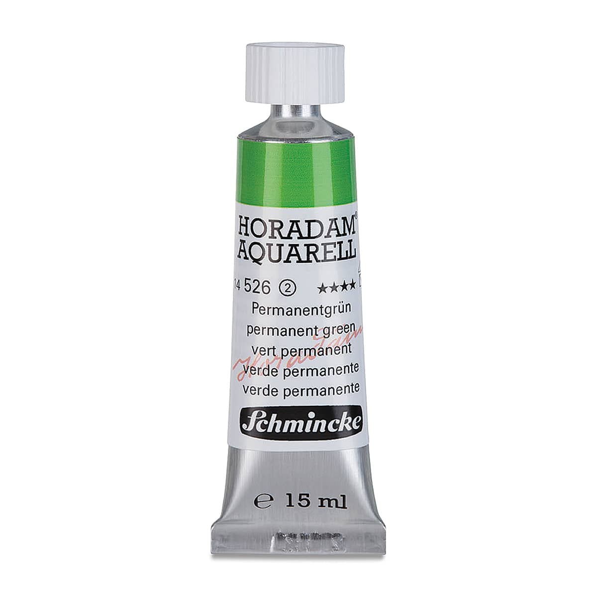 Schmincke Horadam Aquarell Watercolor - Permanent Green, 15 ml tube Schmincke Horadam Aquarell Watercolor - Permanent Green, 15 ml tube