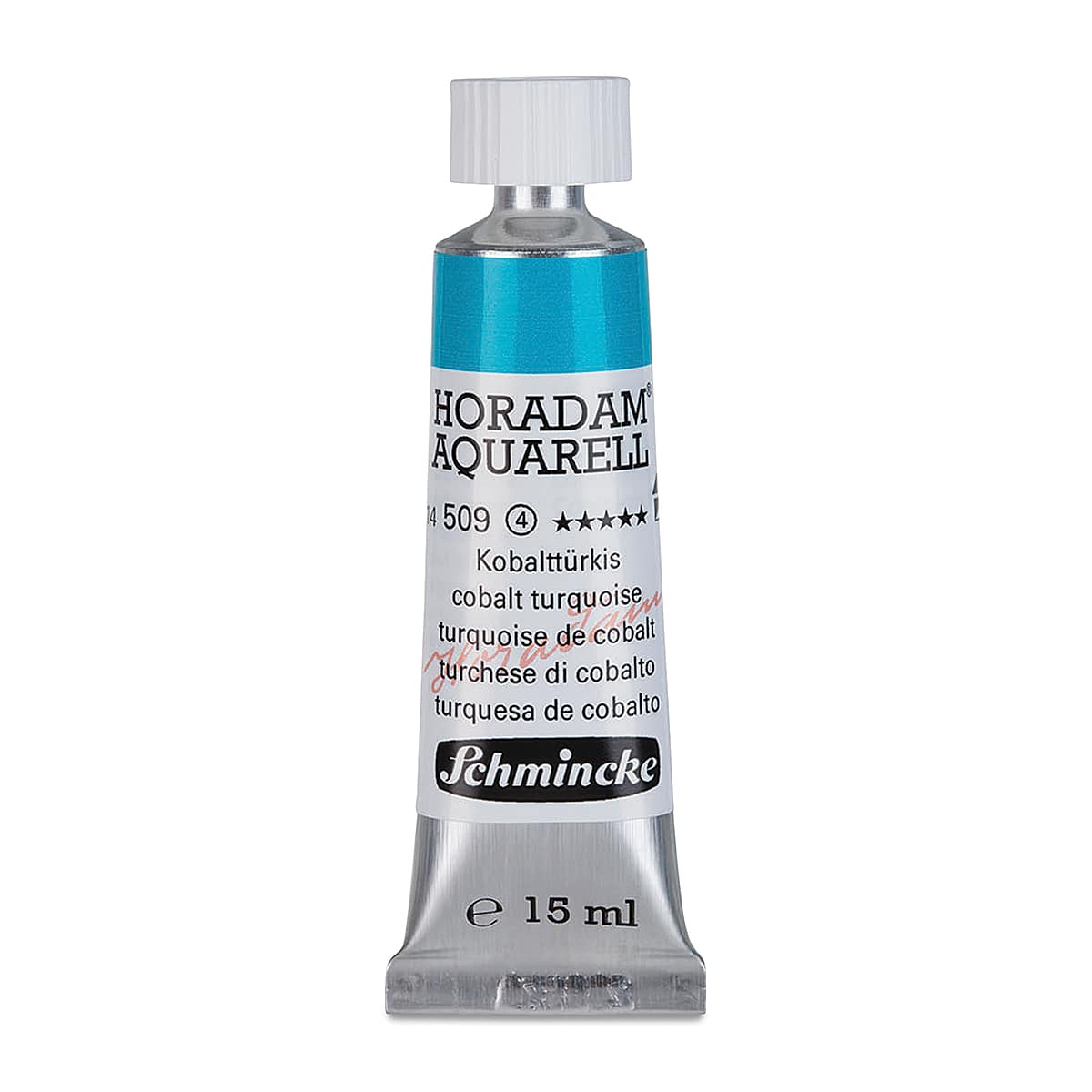 Schmincke Horadam Aquarell Artist Watercolor - Cobalt Turquoise, 15 ml tube