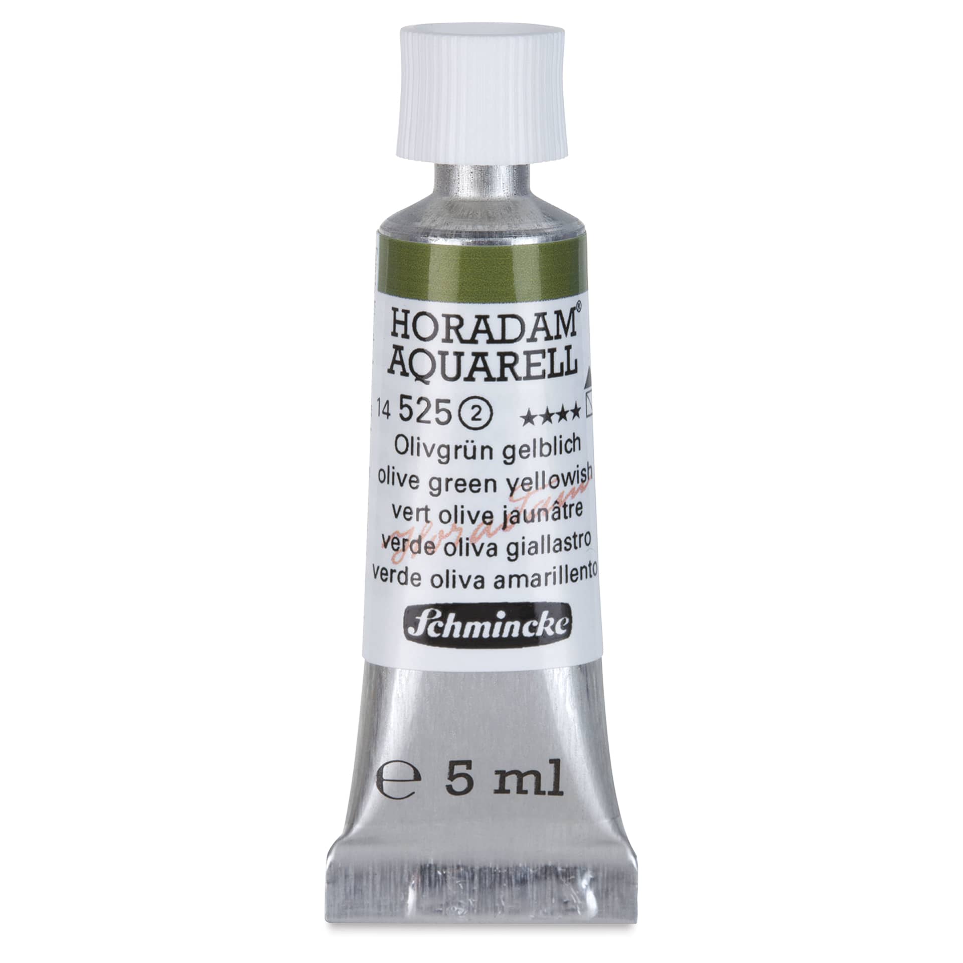 Schmincke Horadam Aquarell Artist Watercolor - Olive Green Yellowish, 5 ml tube
