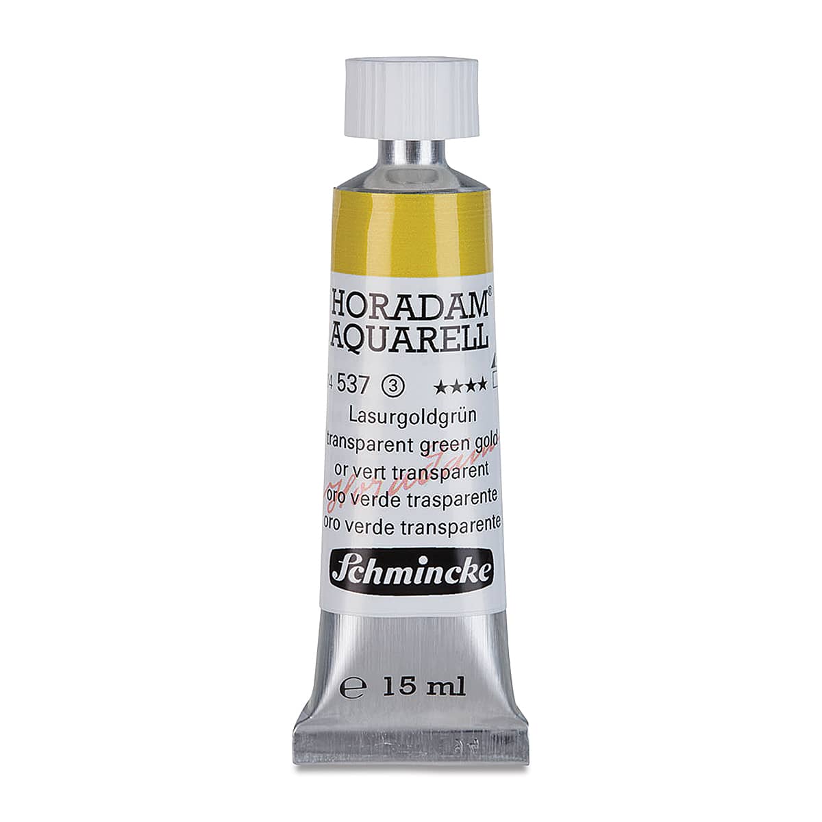 Schmincke Horadam Aquarell Watercolor - Transparent Green Gold, 15 ml tube