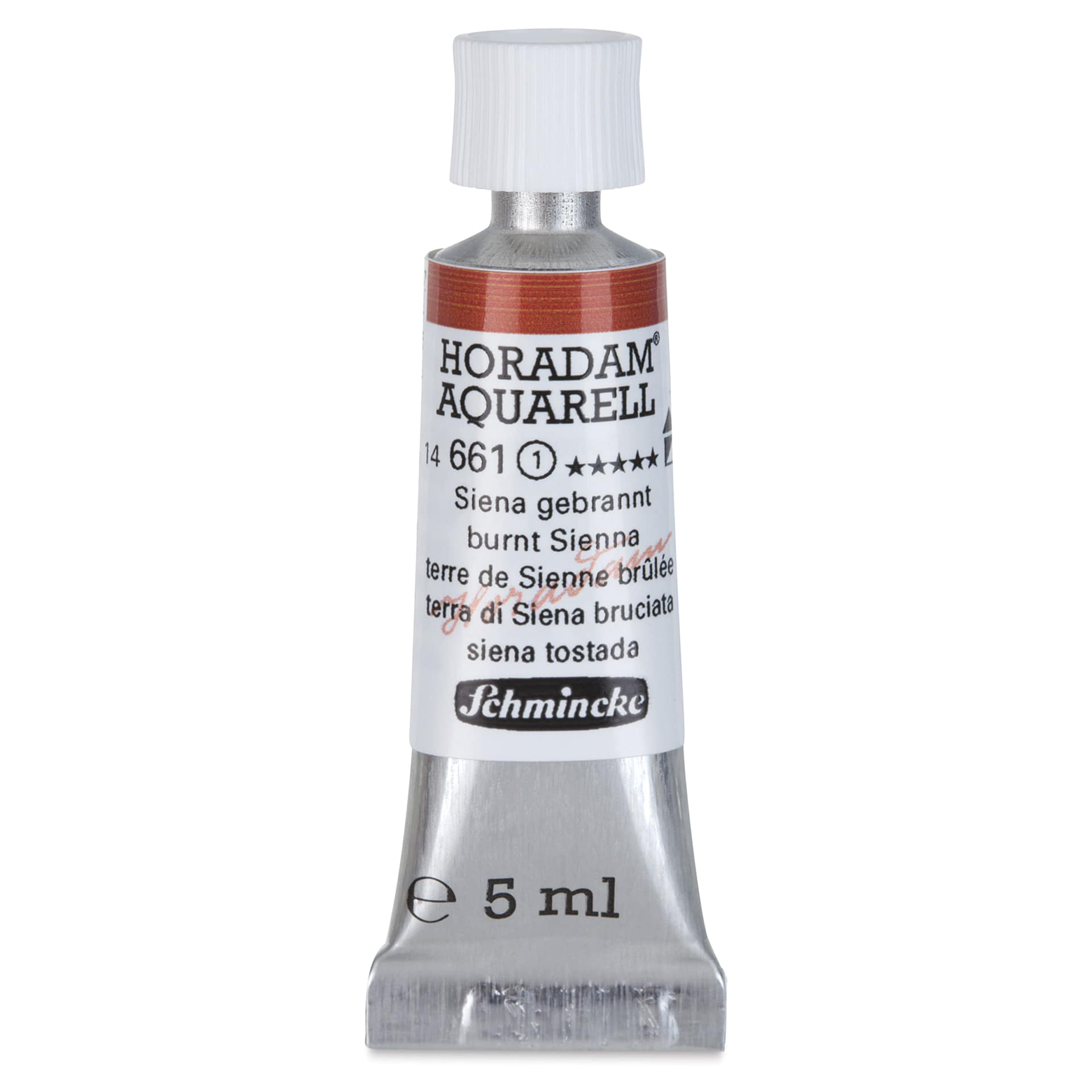 Schmincke Horadam Aquarell Artist Watercolor - Burnt Sienna, 5 ml tube