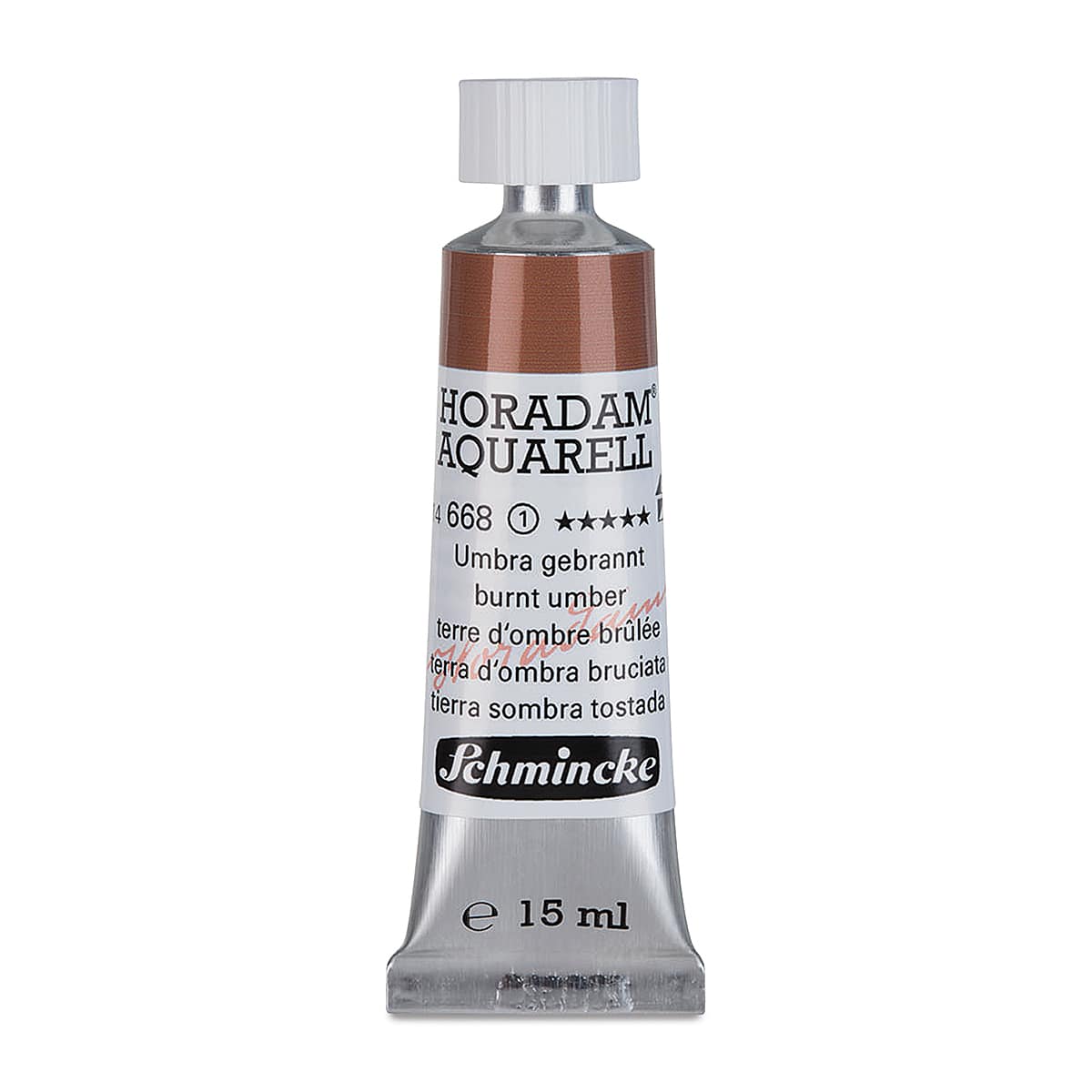 Schmincke Horadam Aquarell Artist Watercolor - Burnt Umber, 15 ml tube