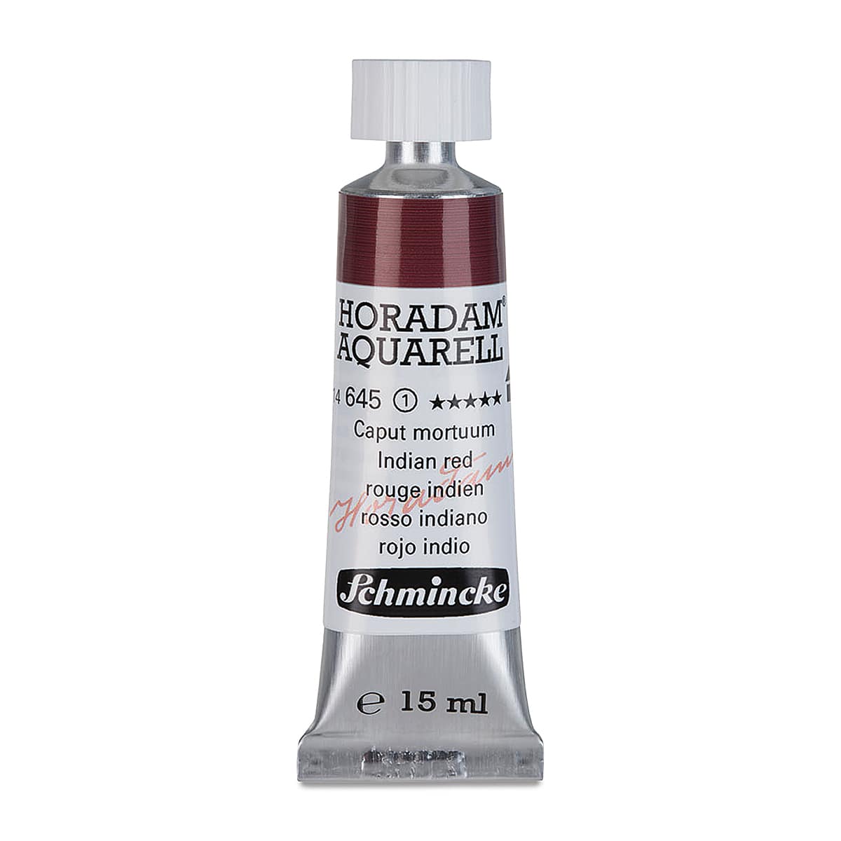 Schmincke Horadam Aquarell Watercolor - Indian Red, 15 ml tube