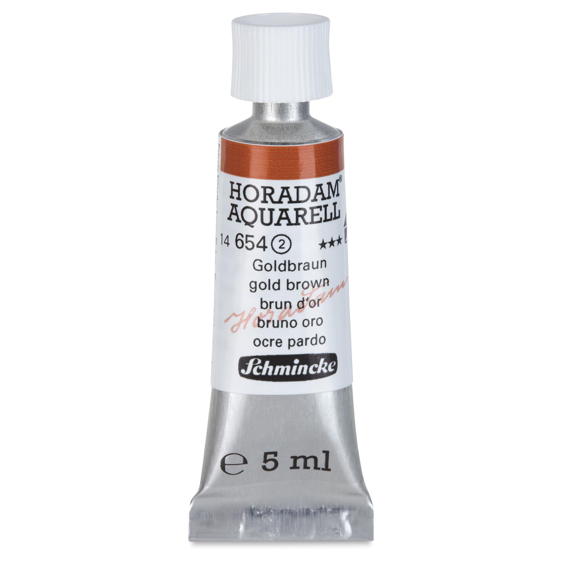 Schmincke Horadam Aquarell Artist Watercolor - Gold Brown, 5 ml tube